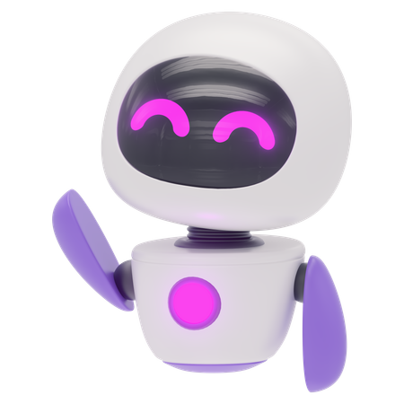 Freundlicher Roboter  3D Icon