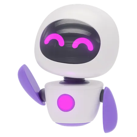 Freundlicher Roboter  3D Icon