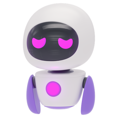 Freundlicher Roboter  3D Icon