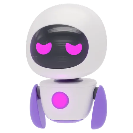 Freundlicher Roboter  3D Icon