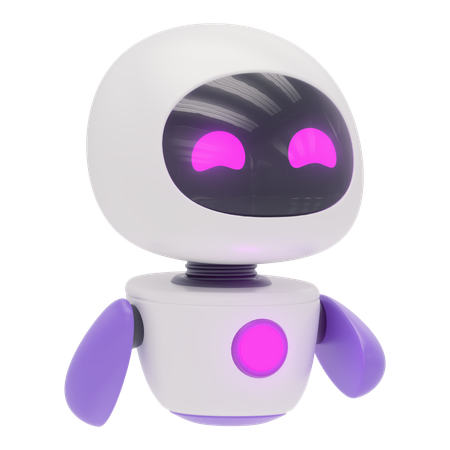 Freundlicher Roboter  3D Icon