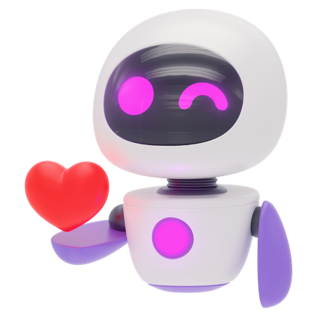 Freundlicher Roboter  3D Icon