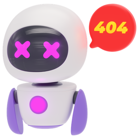 Freundlicher Roboter  3D Icon