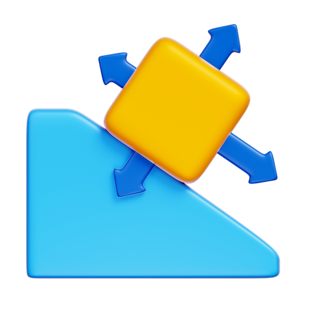 Fricción  3D Icon