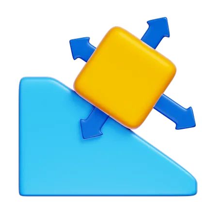 Fricción  3D Icon