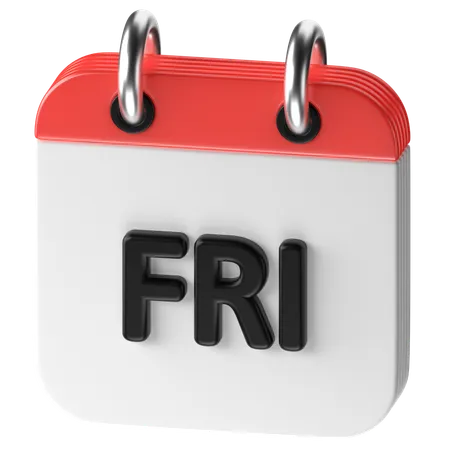 Friday  3D Icon