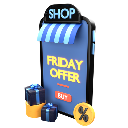 Friday Offer  3D Icon