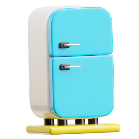 冷蔵庫  3D Icon