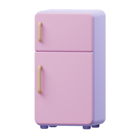 Fridge  3D Illustration