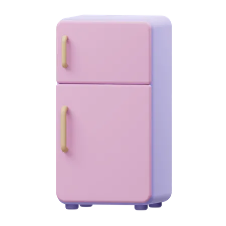 Fridge  3D Illustration