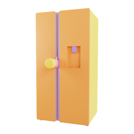 Fridge  3D Illustration