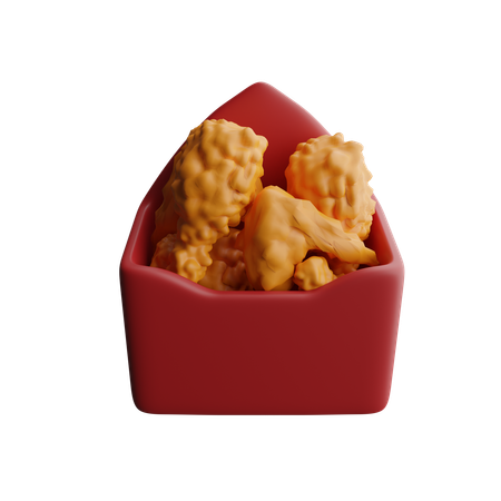 Fried chicken  3D Icon