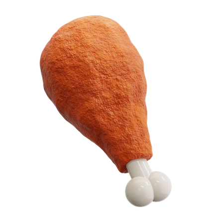 Fried Chicken  3D Icon