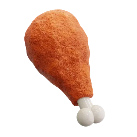 Fried Chicken  3D Icon