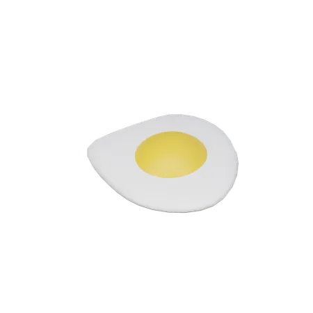 3 D Icon Fried Egg 3D Icon