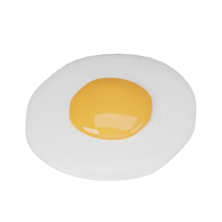 Fried Egg  3D Icon