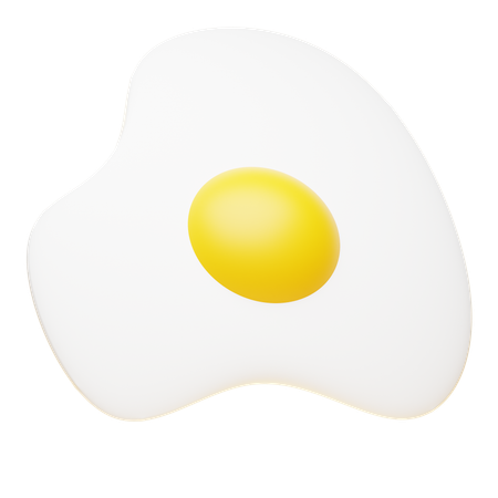 FRIED EGG  3D Icon