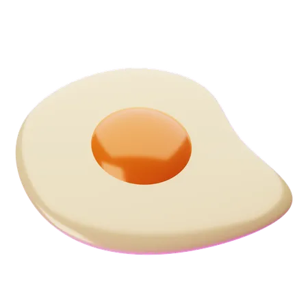 FRIED EGG  3D Icon