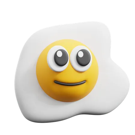 Fried Egg  3D Icon