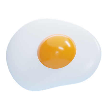 FRIED EGG  3D Icon