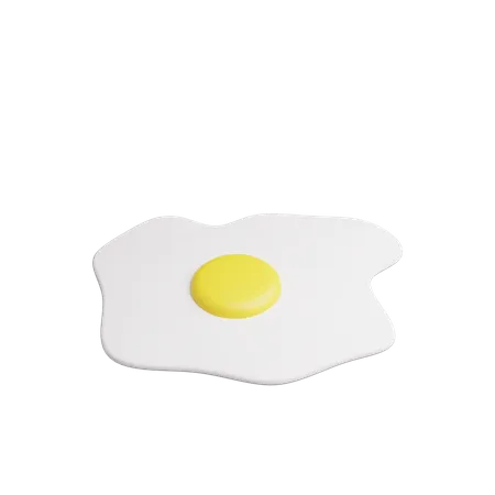 3 D Illustration Of Food Egg 3D Illustration