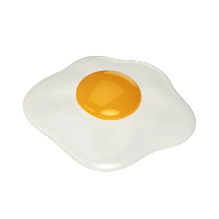 This Is Fried Egg 3 D Render Illustration Icon High Resolution Png File Isolated On Transparent Background Available 3 D Model File Format Blend Fbx Gltf And Obj 3D Icon