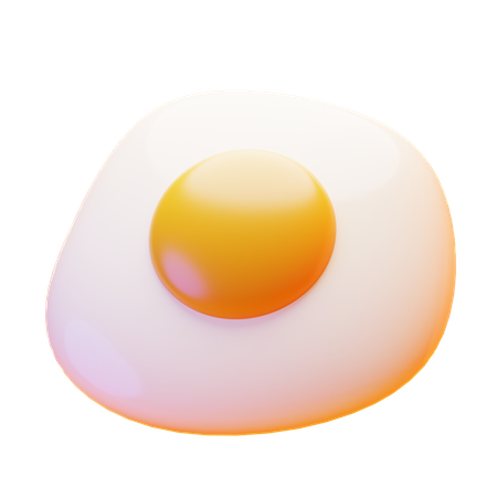FRIED EGG  3D Icon