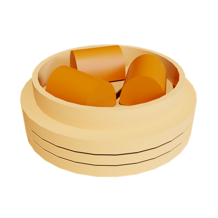 Fried Mantou  3D Icon