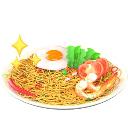 Fried Noodles  3D Icon