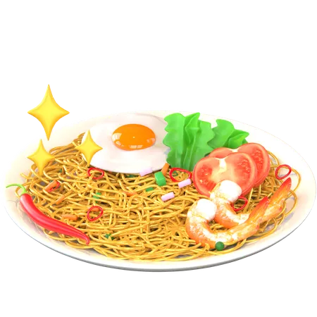 Fried Noodles  3D Icon