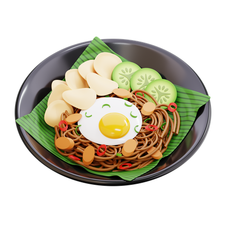 Fried noodles  3D Icon