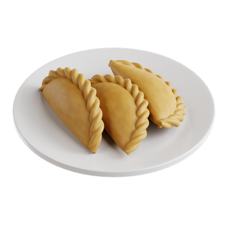 Fried Pastry (Pastel)  3D Icon