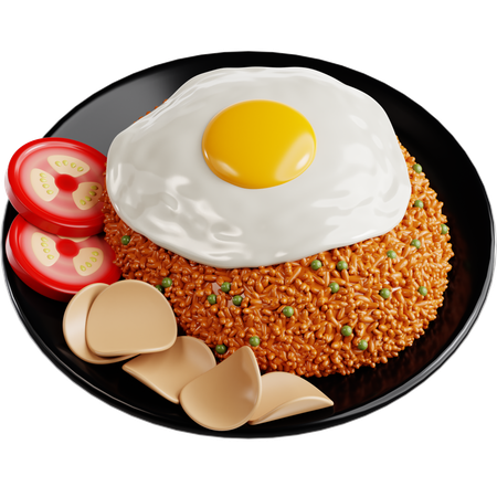 볶음밥  3D Icon