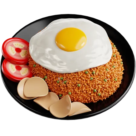 볶음밥  3D Icon