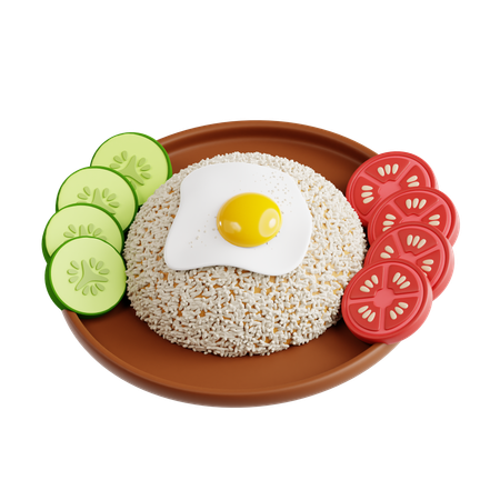 볶음밥  3D Icon