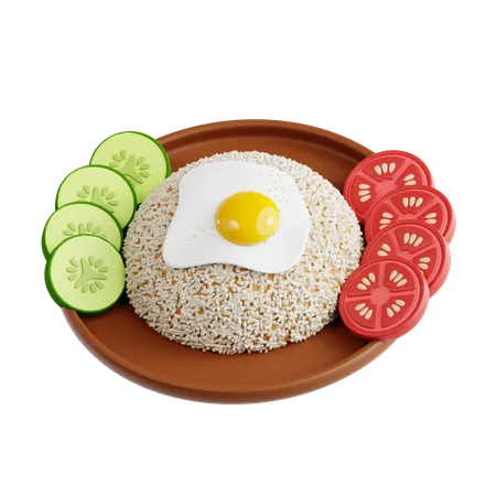 볶음밥  3D Icon