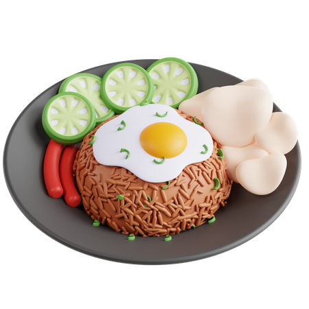 Fried Rice  3D Icon