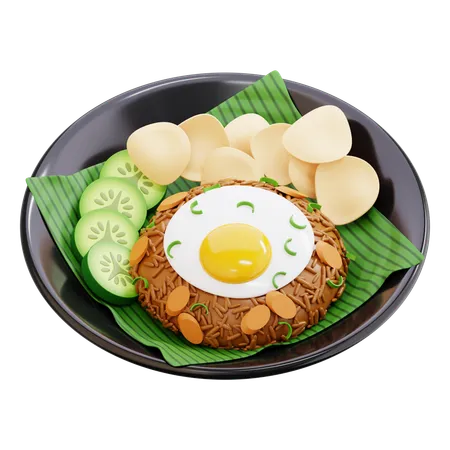 Fried rice  3D Icon