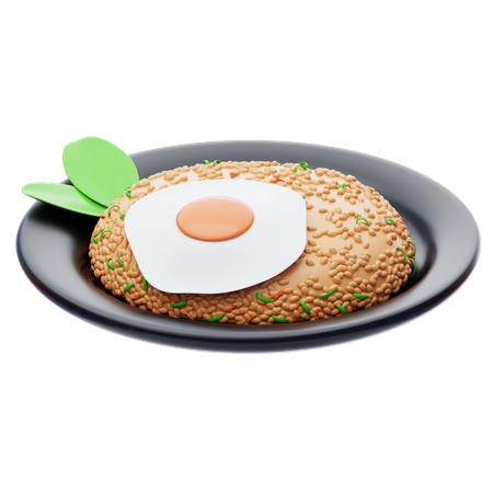 Fried Rice  3D Icon