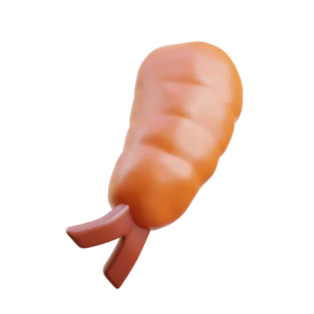 Fried Shrimp  3D Icon