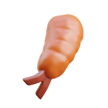 Fried Shrimp  3D Icon