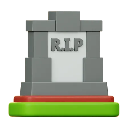 Friedhof  3D Icon