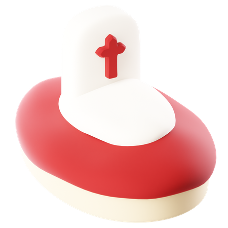 Friedhof  3D Icon