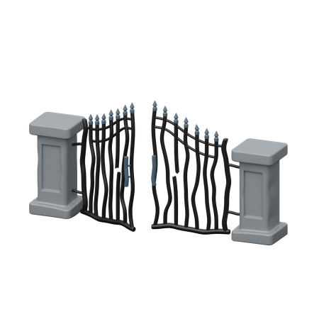 Friedhofstor  3D Icon