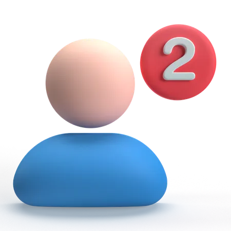 Friend Request  3D Icon