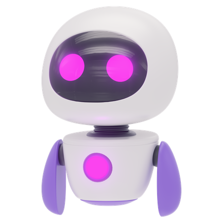 フレンドリーなロボット  3D Icon