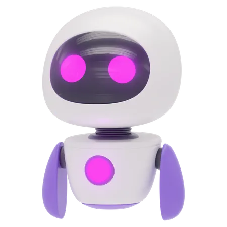 フレンドリーなロボット  3D Icon