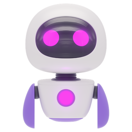 フレンドリーなロボット  3D Icon