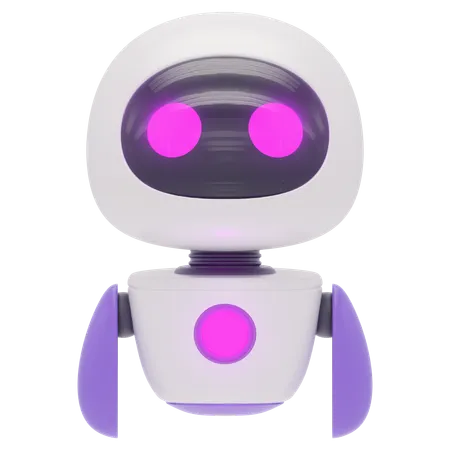 フレンドリーなロボット  3D Icon