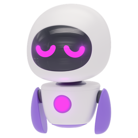 フレンドリーなロボット  3D Icon